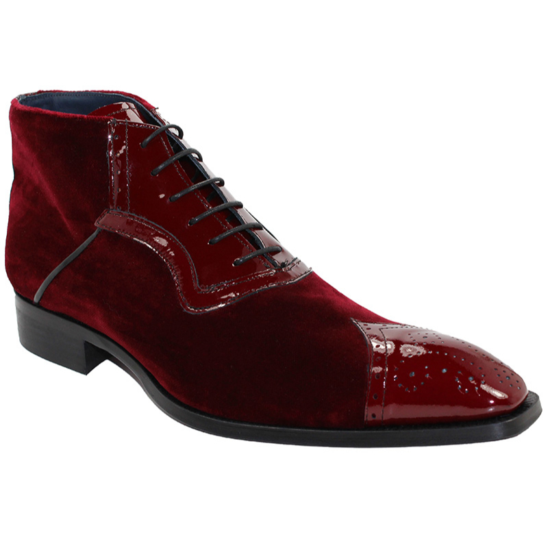 Duca by Matiste Perugia Burgundy Boots Image