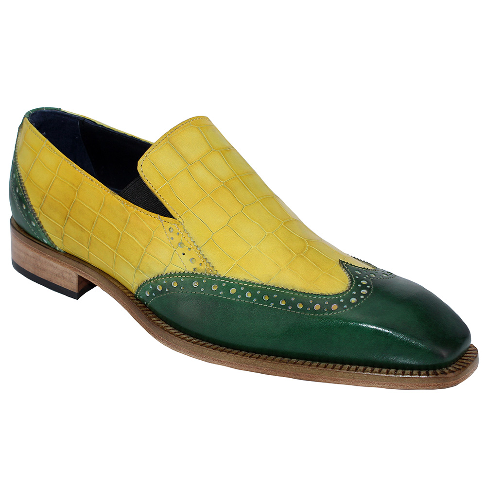 Duca by Matiste Scilla Shoes Green / Yellow Image