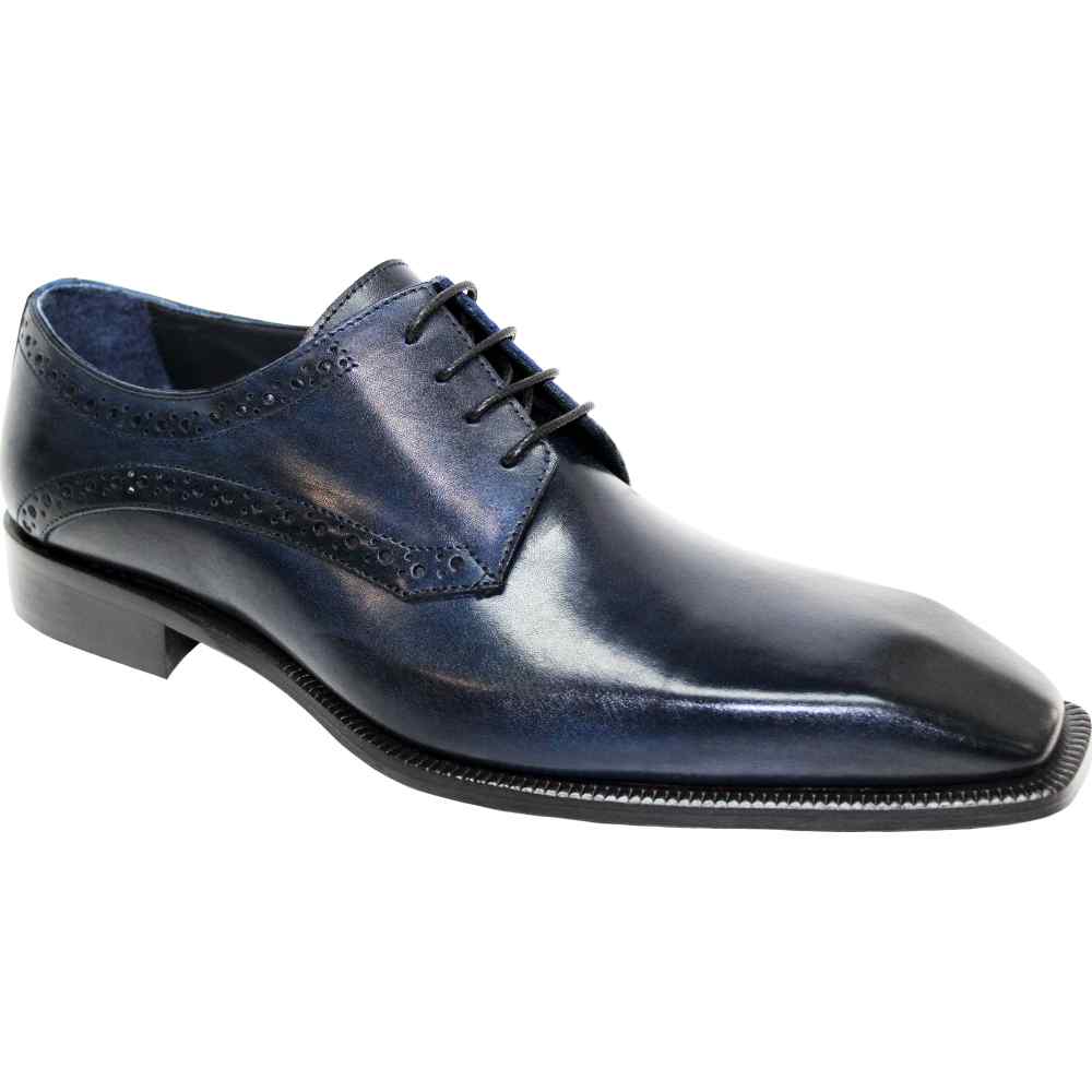 Duca by Matiste Varazze Genuine Leather Shoes Navy Image