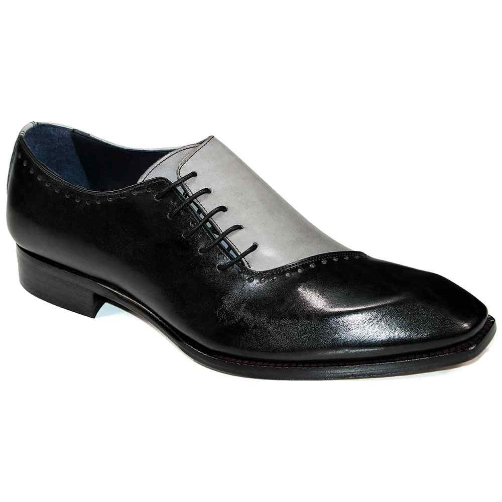 Duca by Matiste Veroli Genuine Leather Shoes Black/ Grey Image