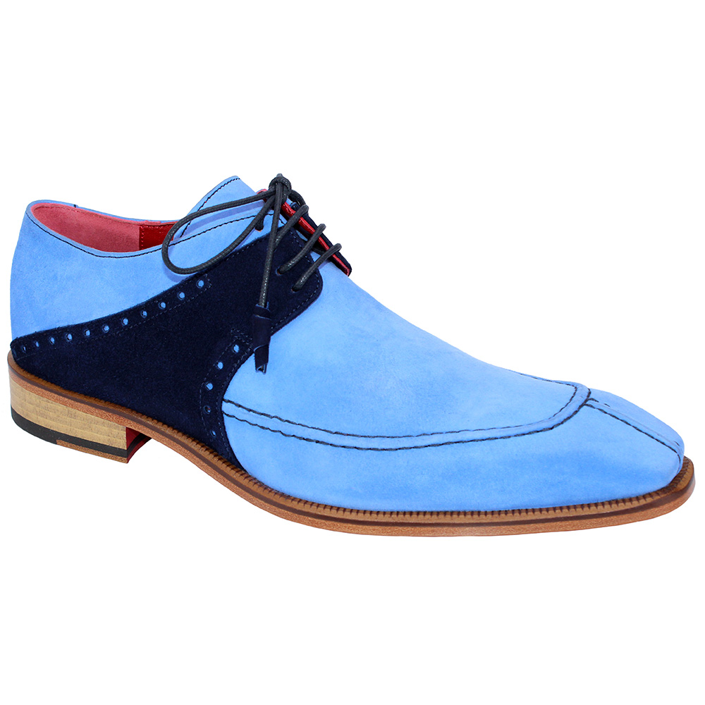 Emilio Franco Amadeo Shoes Light Blue / Navy Image