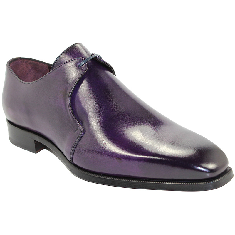 Emilio Franco Andrea Purple Shoes Image