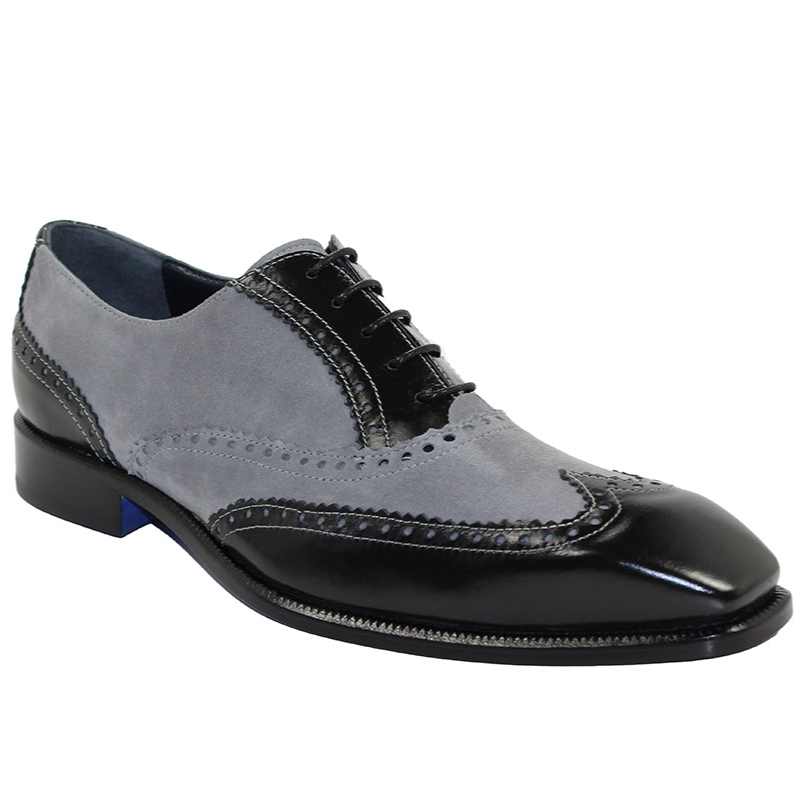 Emilio Franco Antonio Black/Grey Shoes Image