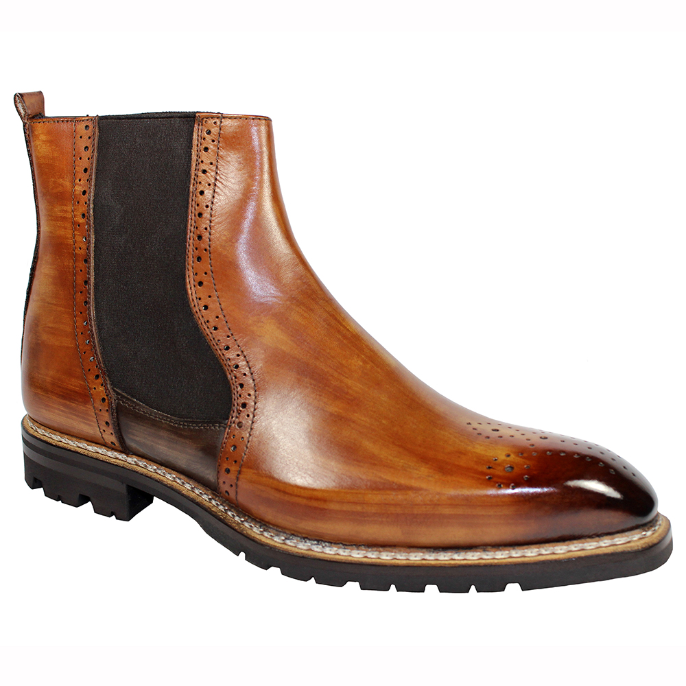 Emilio Franco Dario Leather Boots Cognac / Brown Image