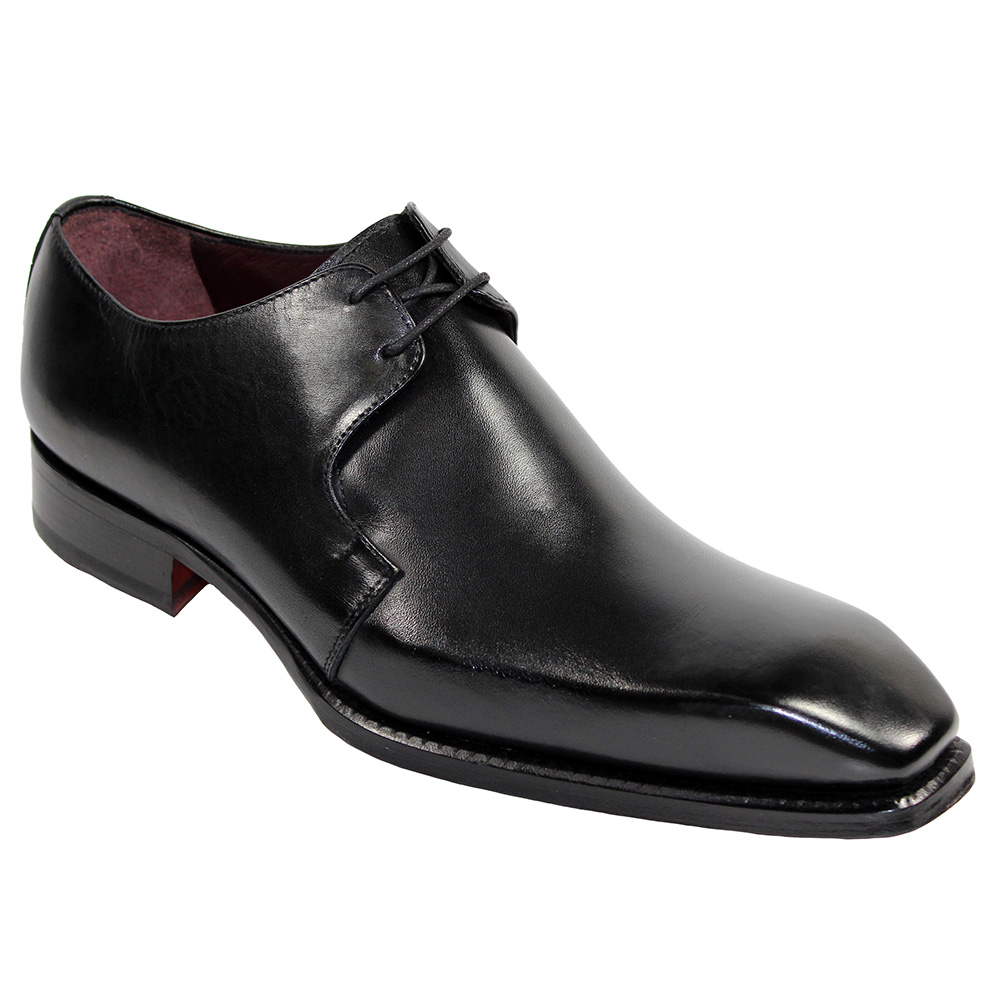 Emilio Franco Franco Calfskin Shoes Black Image