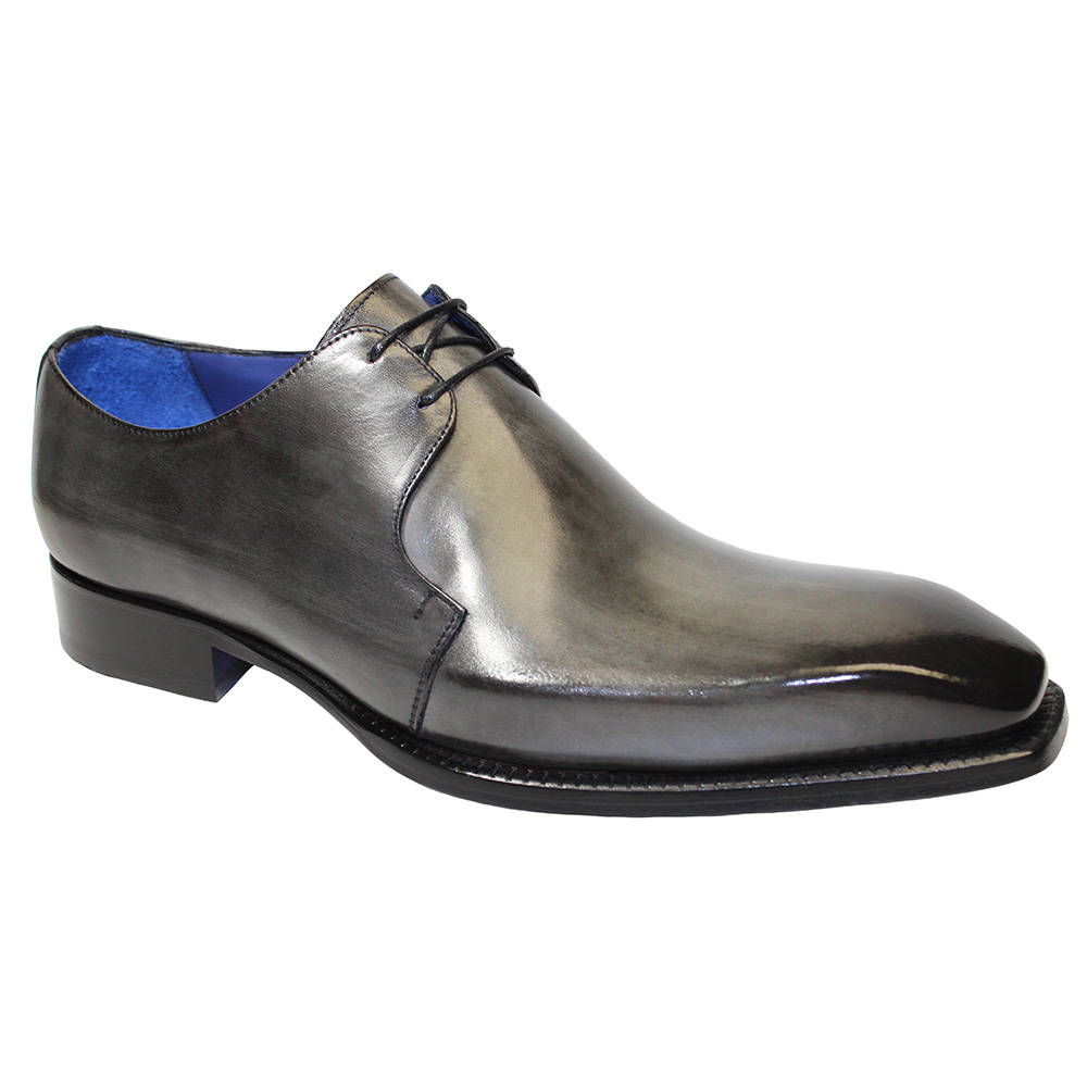 Emilio Franco Franco Calfskin Shoes Grey Image