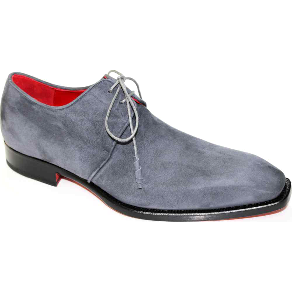 Emilio Franco Gabriele Genuine Suede Shoes Grey Image