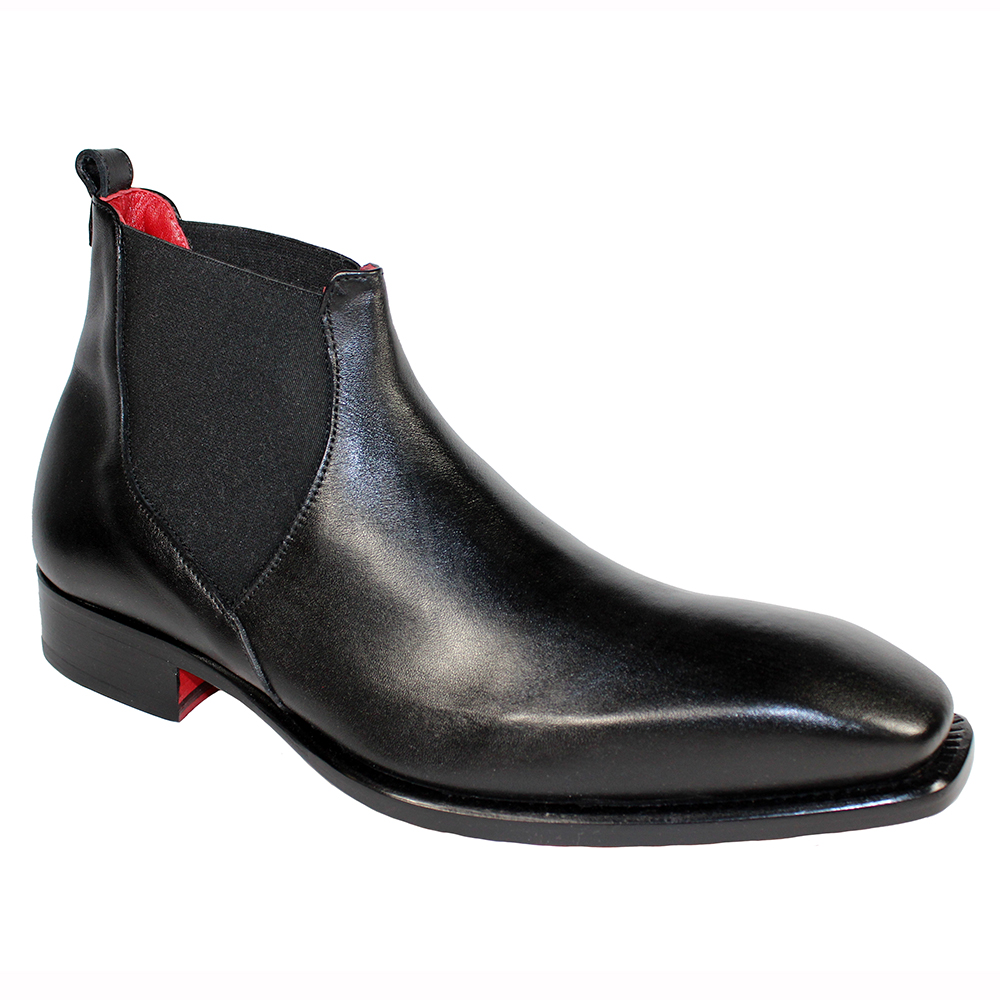 Emilio Franco Leonardo Calfskin Boots Black Image