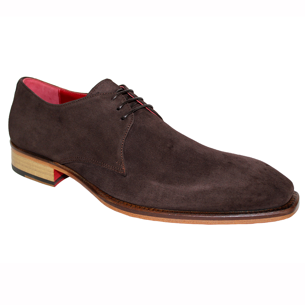 Emilio Franco Uberto Suede Shoes Brown Image