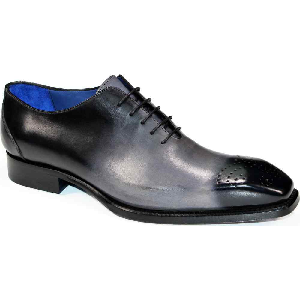 Emilio Franco Valerio Genuine Leather Shoes Black/ Grey Image