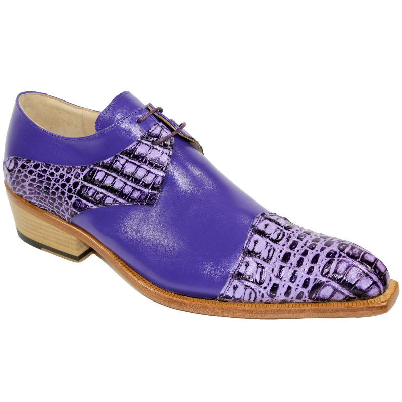 Fennix Max Hornback & Calfskin Shoes Lavender Image