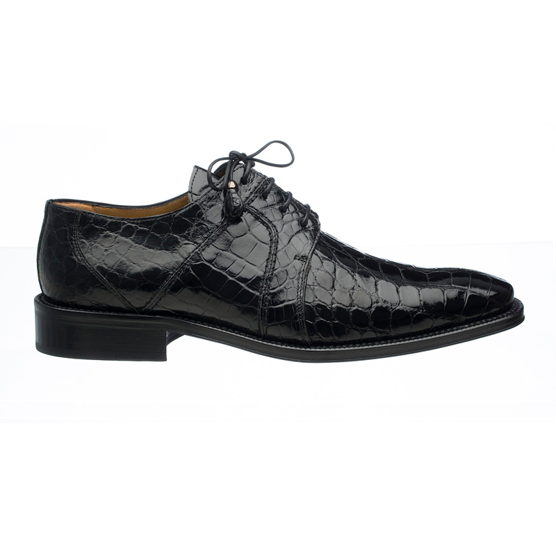 Ferrini 205 / 528 Alligator Derby Shoes Black Image