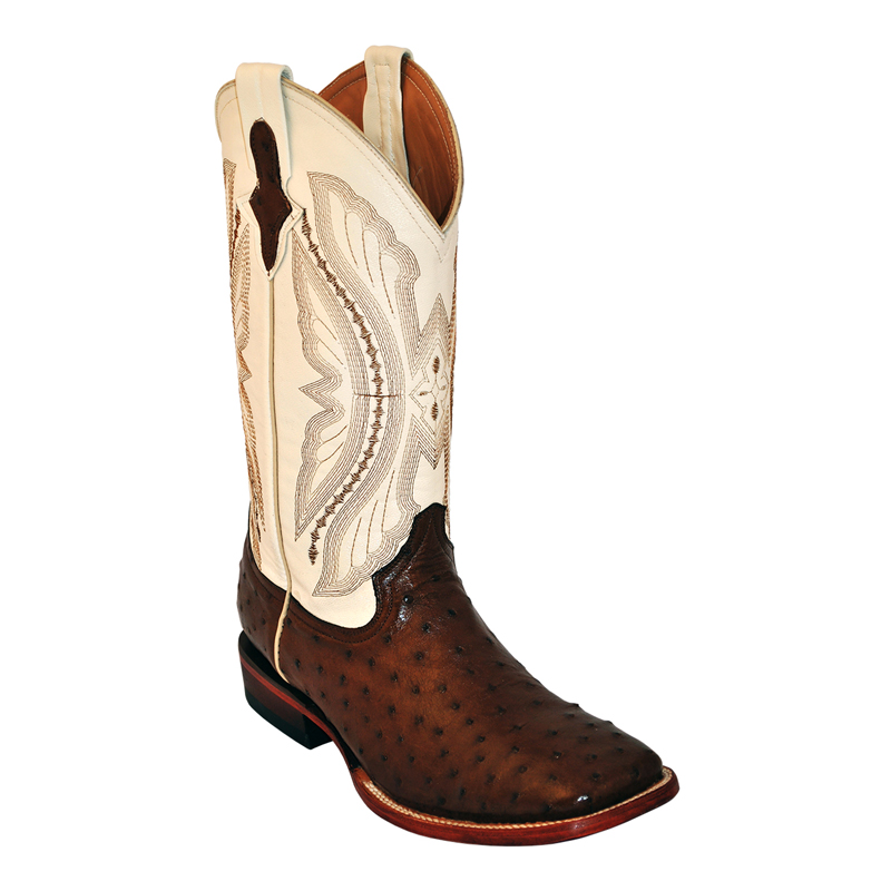 Ferrini Full Quill Ostrich 10193-07 Exotic Boots Kango Image