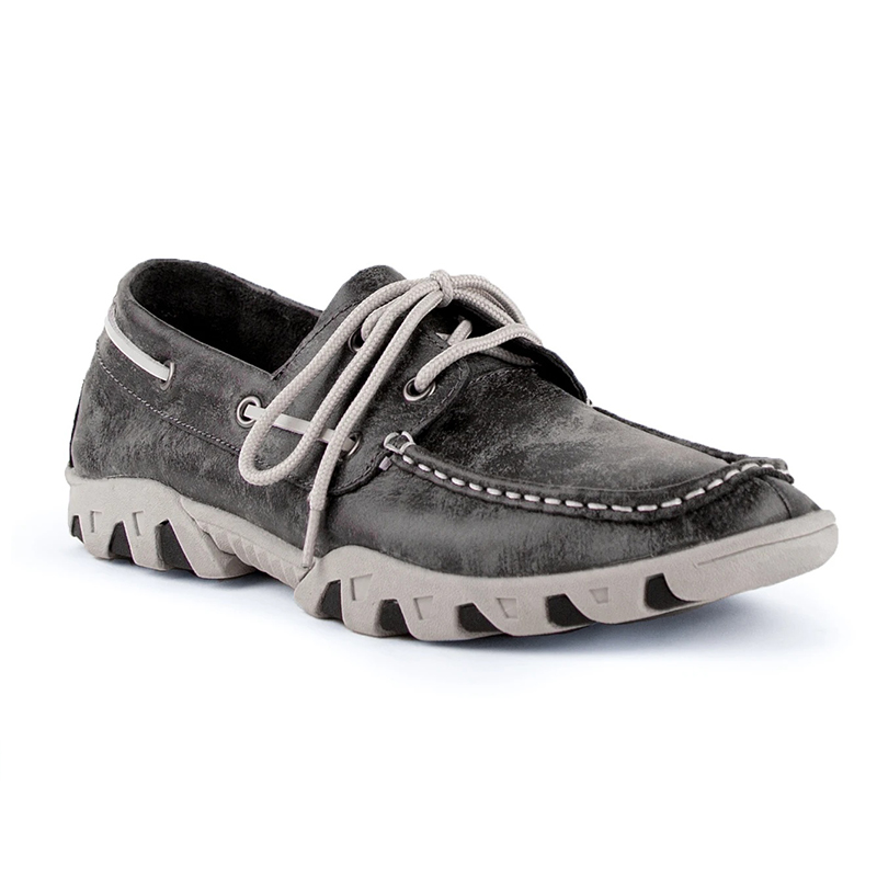 Ferrini Loafer 35322-49 Round Toe Shoes Smokey Black Image