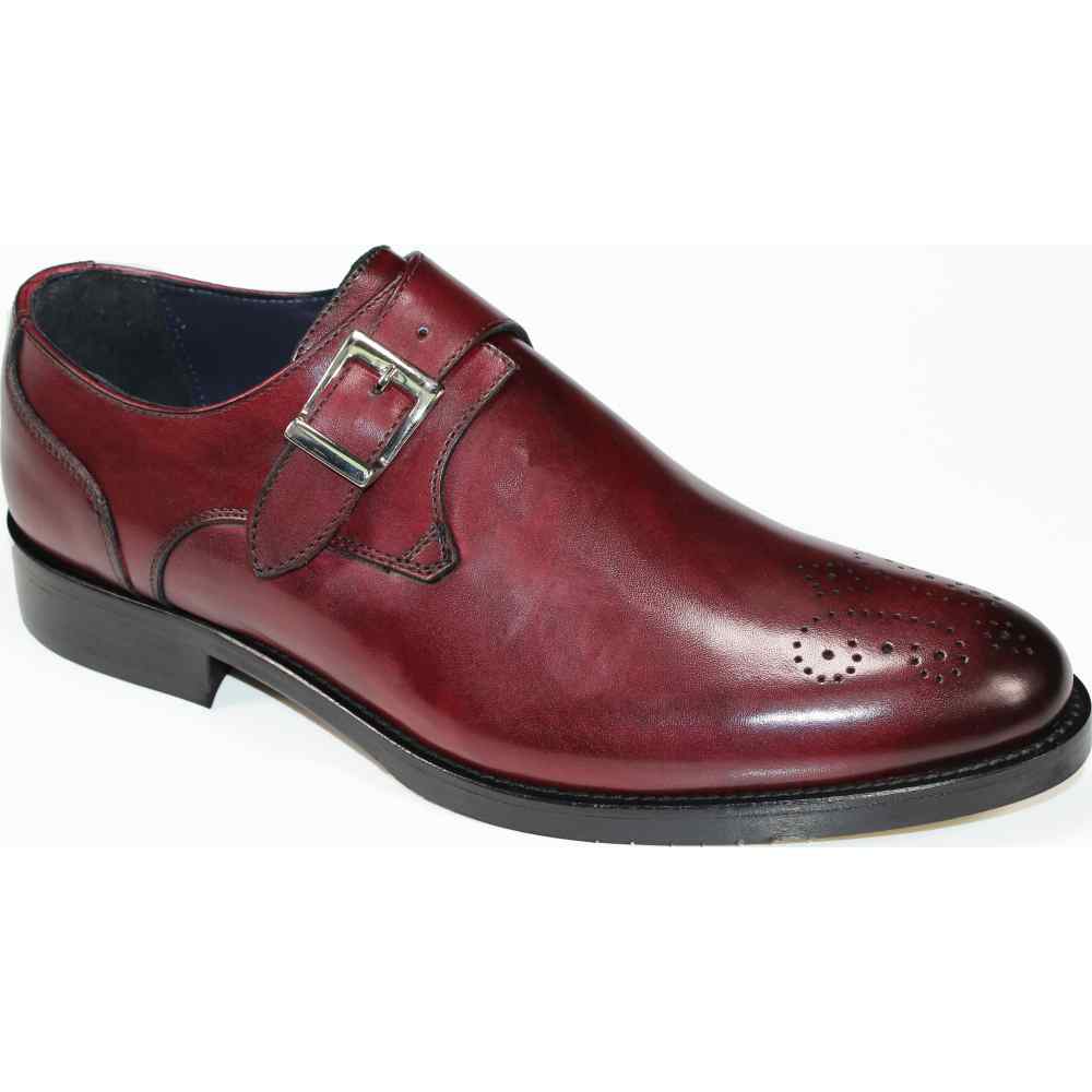 Firmani Henry Genuine Leather Shoes Bordo Image