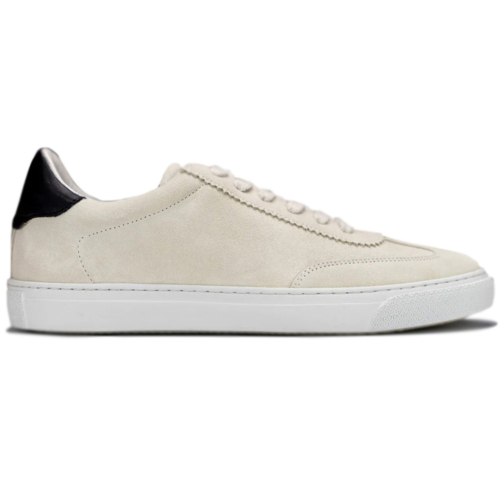 G. Brown Flight-812 Suede Sneakers Off White Image
