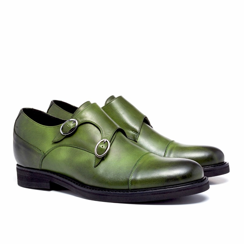 Guido Maggi Jamaica Full Grain Shoes Olive Green Shades Image
