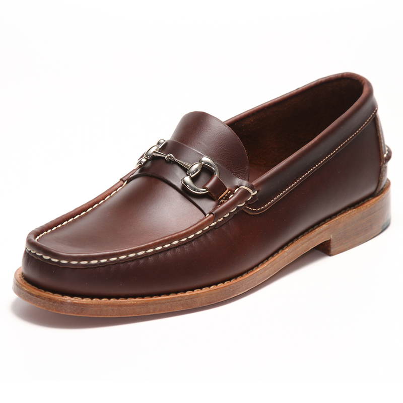 Handsewn Shoe Co. Bit Loafer Dark Brown Image