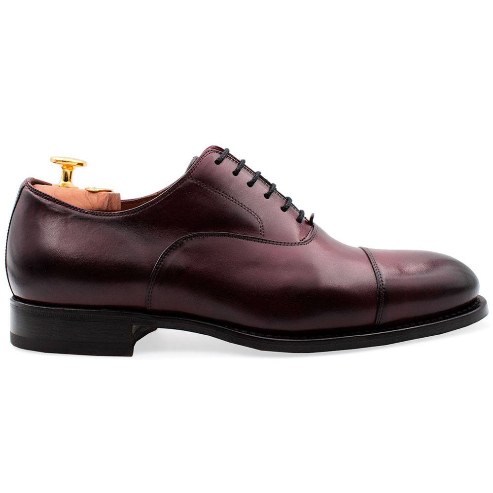 Harris Shoes 1913 Leather Stringed Cap Toe Oxfords Bord Image