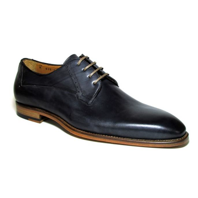 Jose Real Amberes Hand Antiqued Derby Shoes Anthracite Image