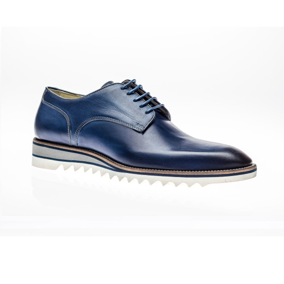 Jose Real Amberes Sport Derby Shoes Navy Image
