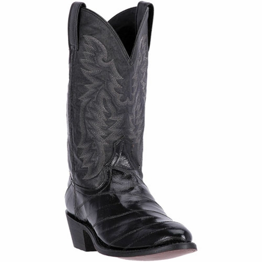 Laredo Marshall 6730 Genuine Eel Boots Black Image