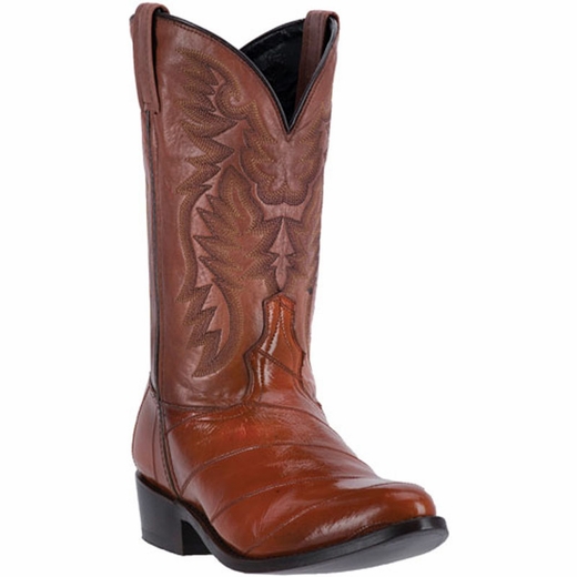 Laredo Marshall 6735 Genuine Eel Boots Cognac / Brown Image