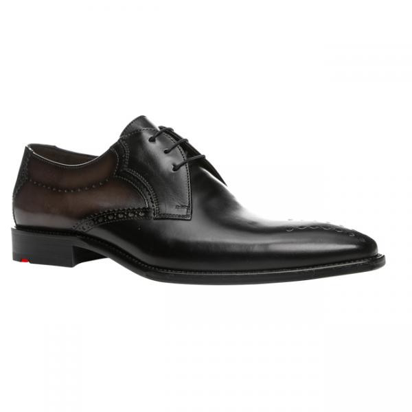 Lloyd Palma Punch Toe Derby Shoes Black/Graphite Image