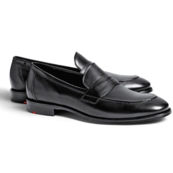 Lloyd Pete Black Shoes MensDesignerShoe.com