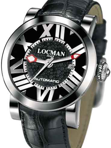 Locman Mens Toscano Watch Black 29000BKNNKCAOK Image