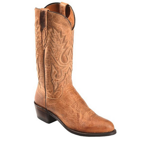 Lucchese M1008.R4 Goat Leather Boots Tan Image