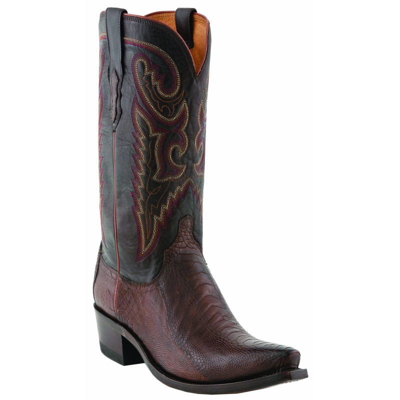 Lucchese M1616.S54 Ostrich Leg Boots Siena/Chocolate Image