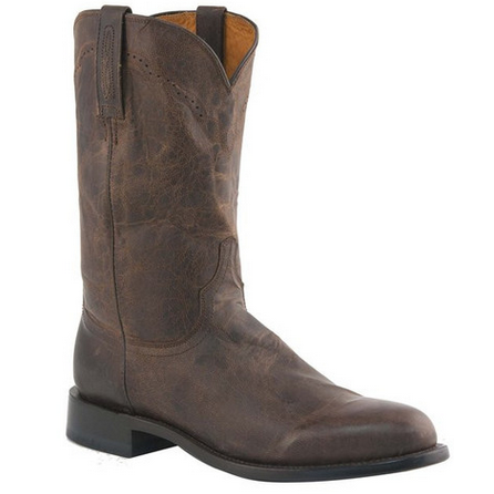 Lucchese M1018.C2 Goat Roper Boots Chocolate Image