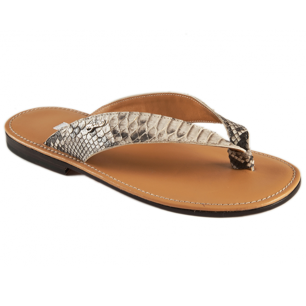 Mauri 1512/2 Python Sandals Roccia (Special Order) Image