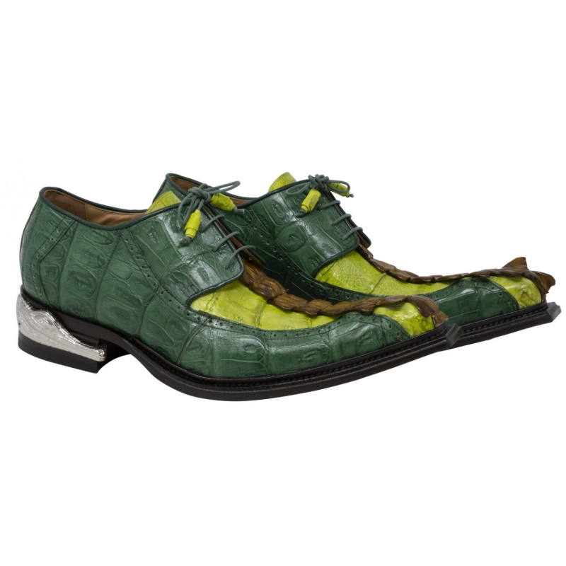 Mauri 44203 Double Dragon Hornback Shoes Mustard / Lemon / Leaf Image