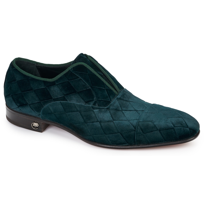 Mauri 4886 Fabric Loafers Emerald Green (Special Order) Image