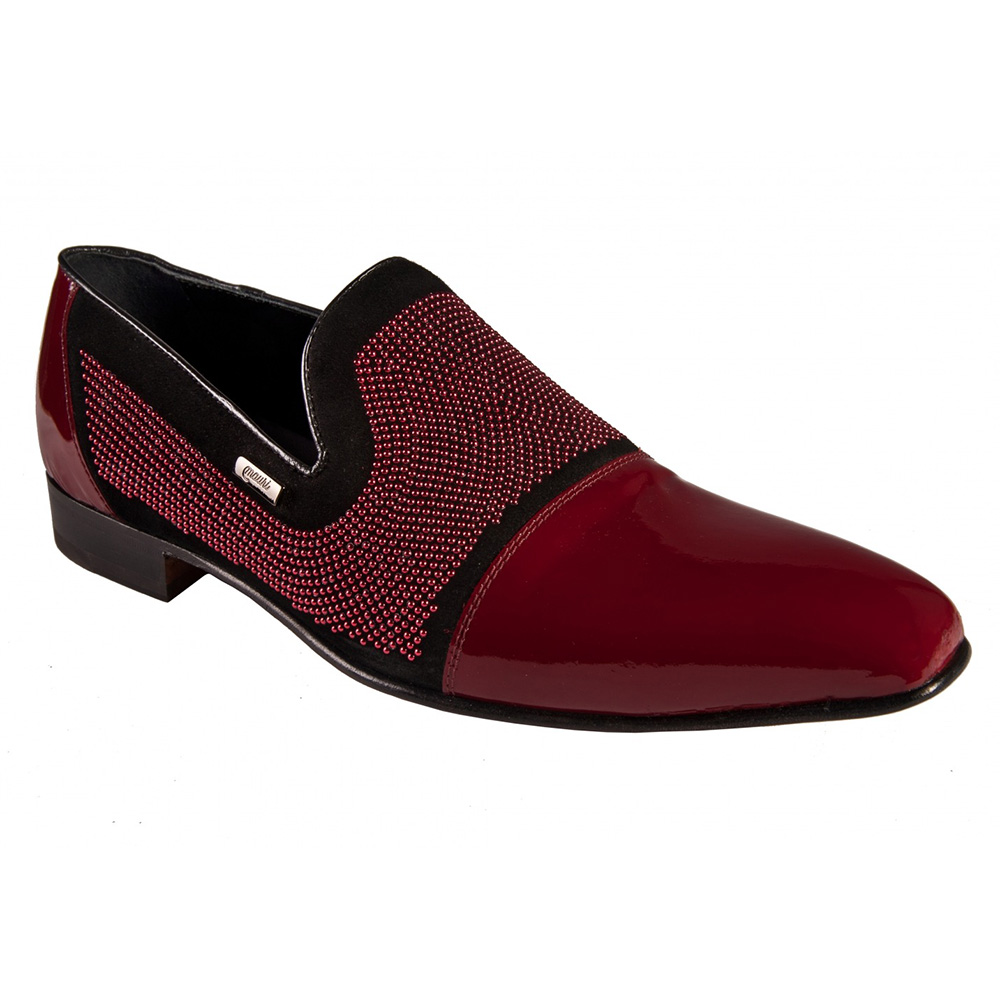 Mauri 4908 Patent / Suede Shoes Red / Black (Special Order) Image