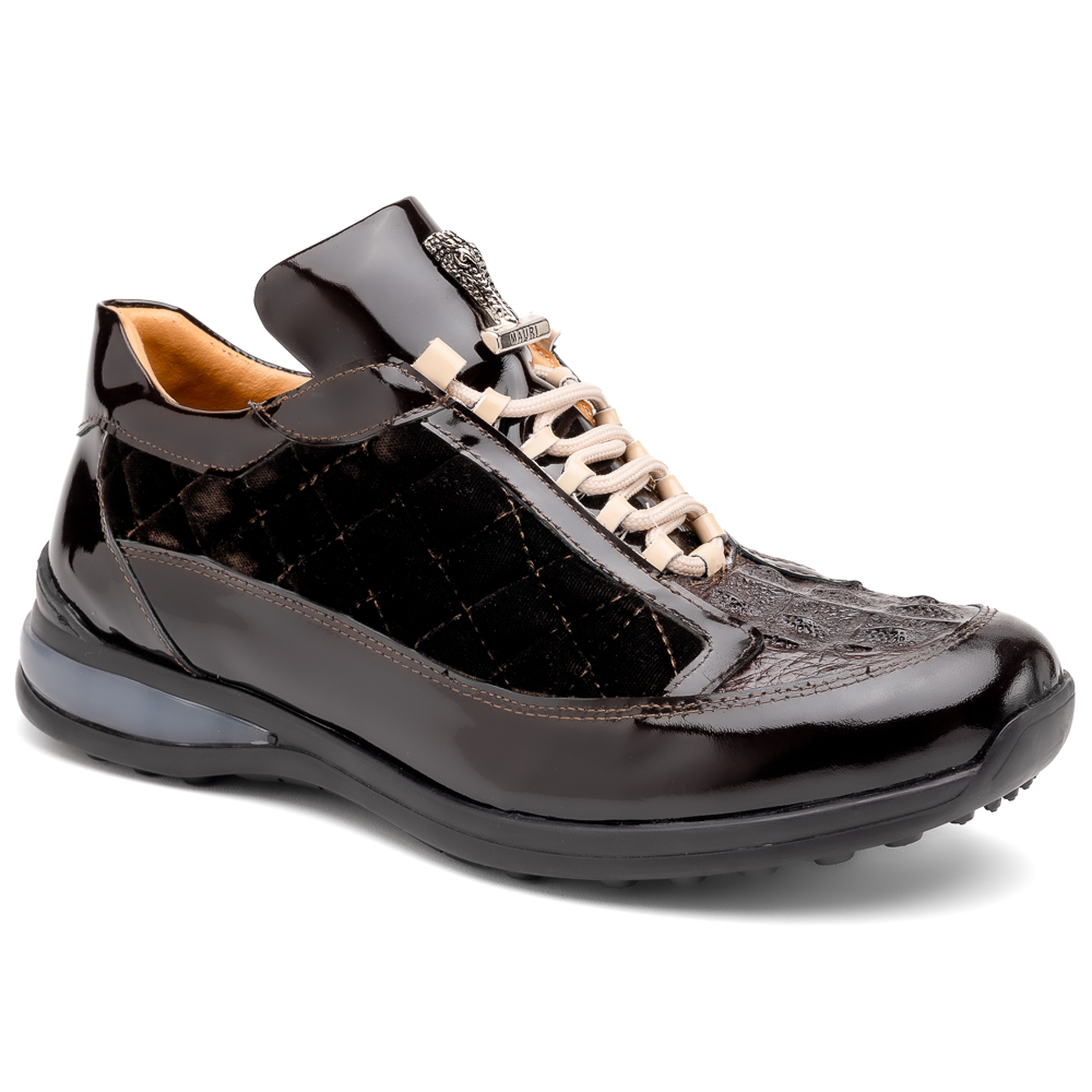 Mauri 8415/1 Beats Patent/ Hornback Crown/ Velvet Sneakers Sport Rust/ Dune Image