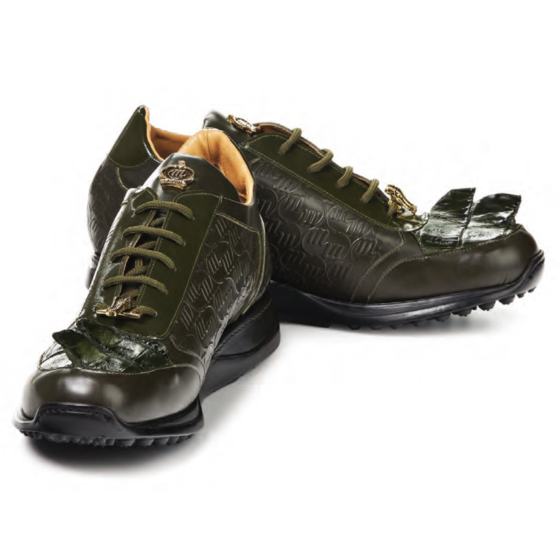 Mauri 8573 Native Calf Hornback Sneakers Olive (Special Order) Image