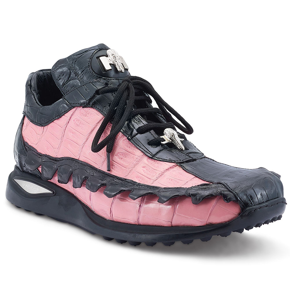Mauri 8727/1 Crawler Baby Croc / Hornback tail Sneakers Black / Pink Image