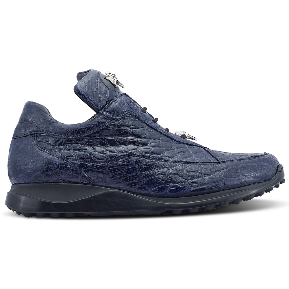Mauri 8900/2 Alligator Sneakers W Blue (Special Order) Image