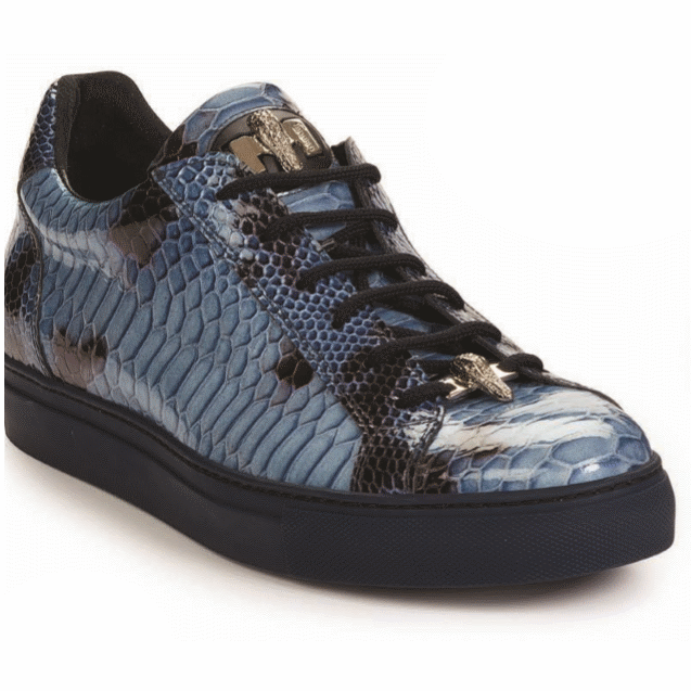 Mauri 8825 Patent Leather Sneakers Blue (Special Order) Image