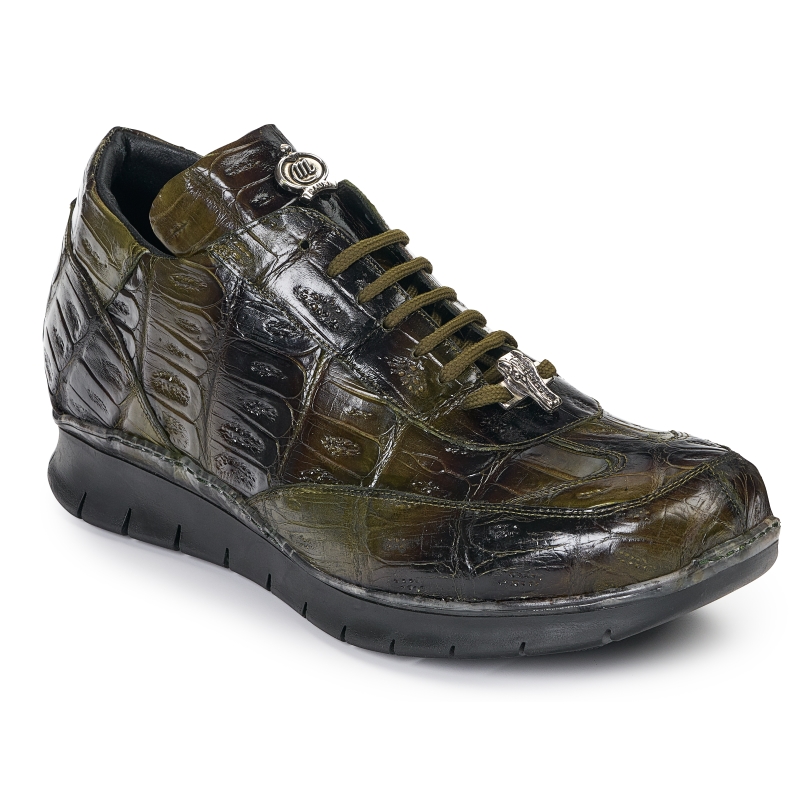 Mauri 8932 Crocodile Sneakers Multi Green (Special Order) Image