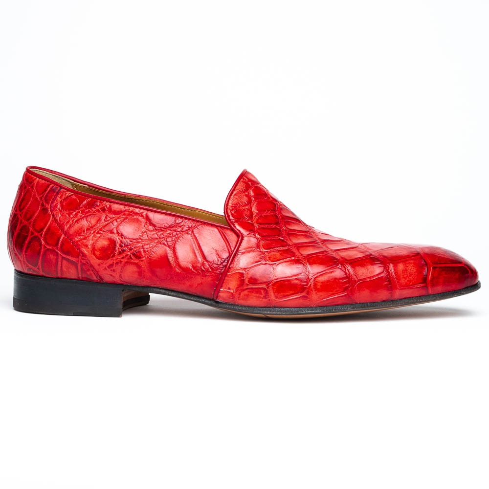 Mauri 4440 Alligator Loafers Red (Special Order) Image