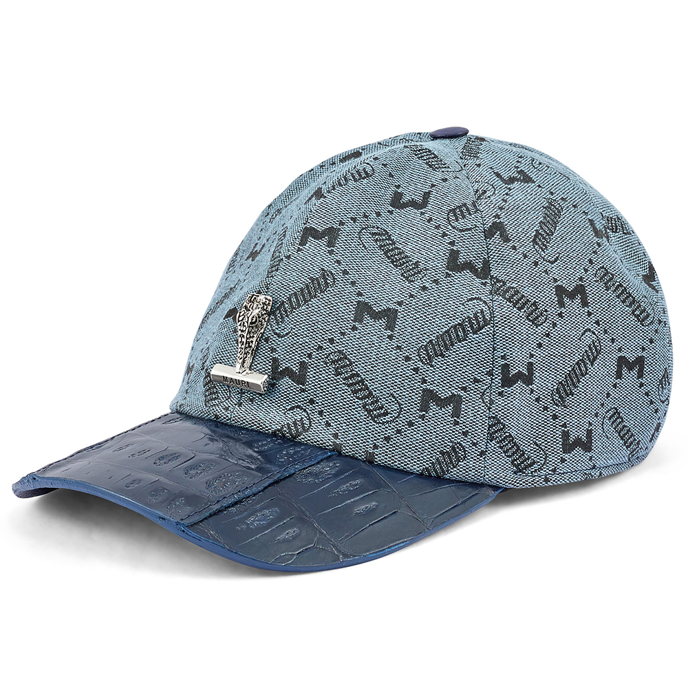 Mauri H65 Baby Croc & Mauri Fabric Hat W Blue Image