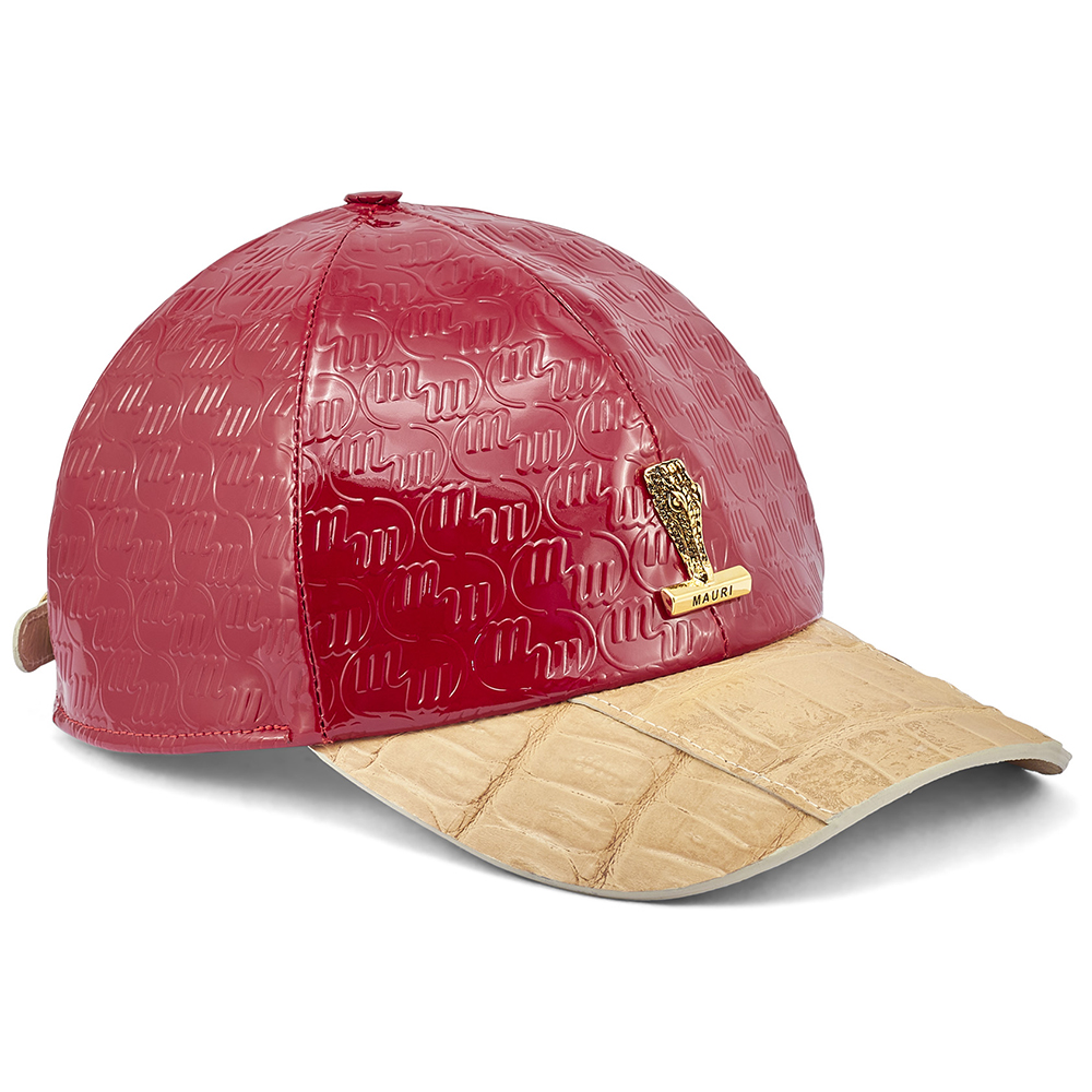 Mauri H65 Baby Croc & Patent Embossed Hat Raspberry / Champagne Image