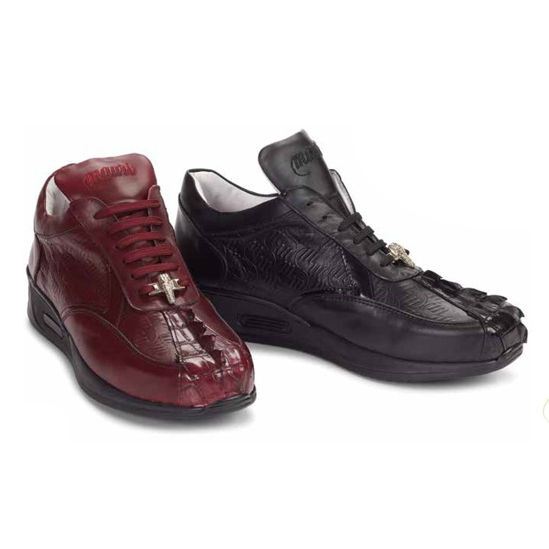 Mauri M770 Cherry Nappa & Hornback Sneakers  (Special Order) Image
