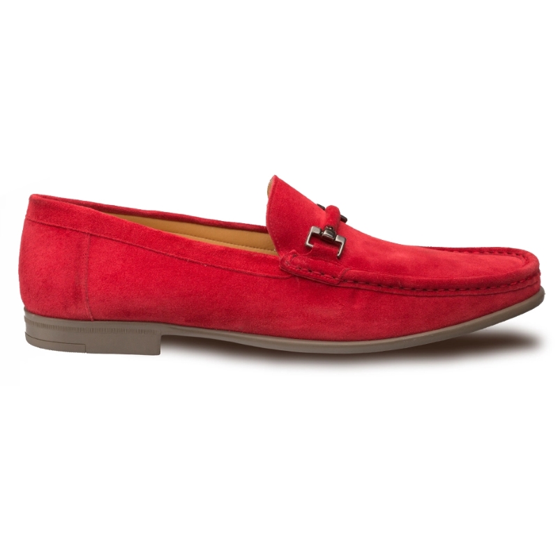 Mezlan Landa Suede Shoes Red Image