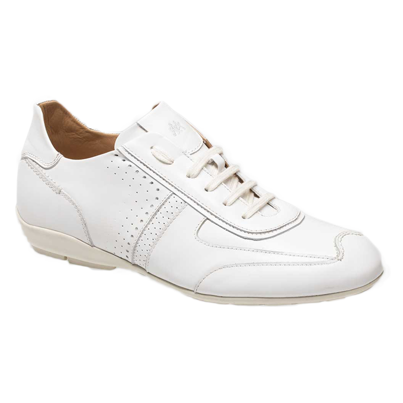 Mezlan Lozano II lace Up Sneaker Shoes White Image