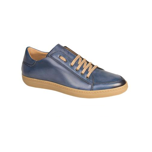 Mezlan Masi Calfskin Sneakers Blue Image